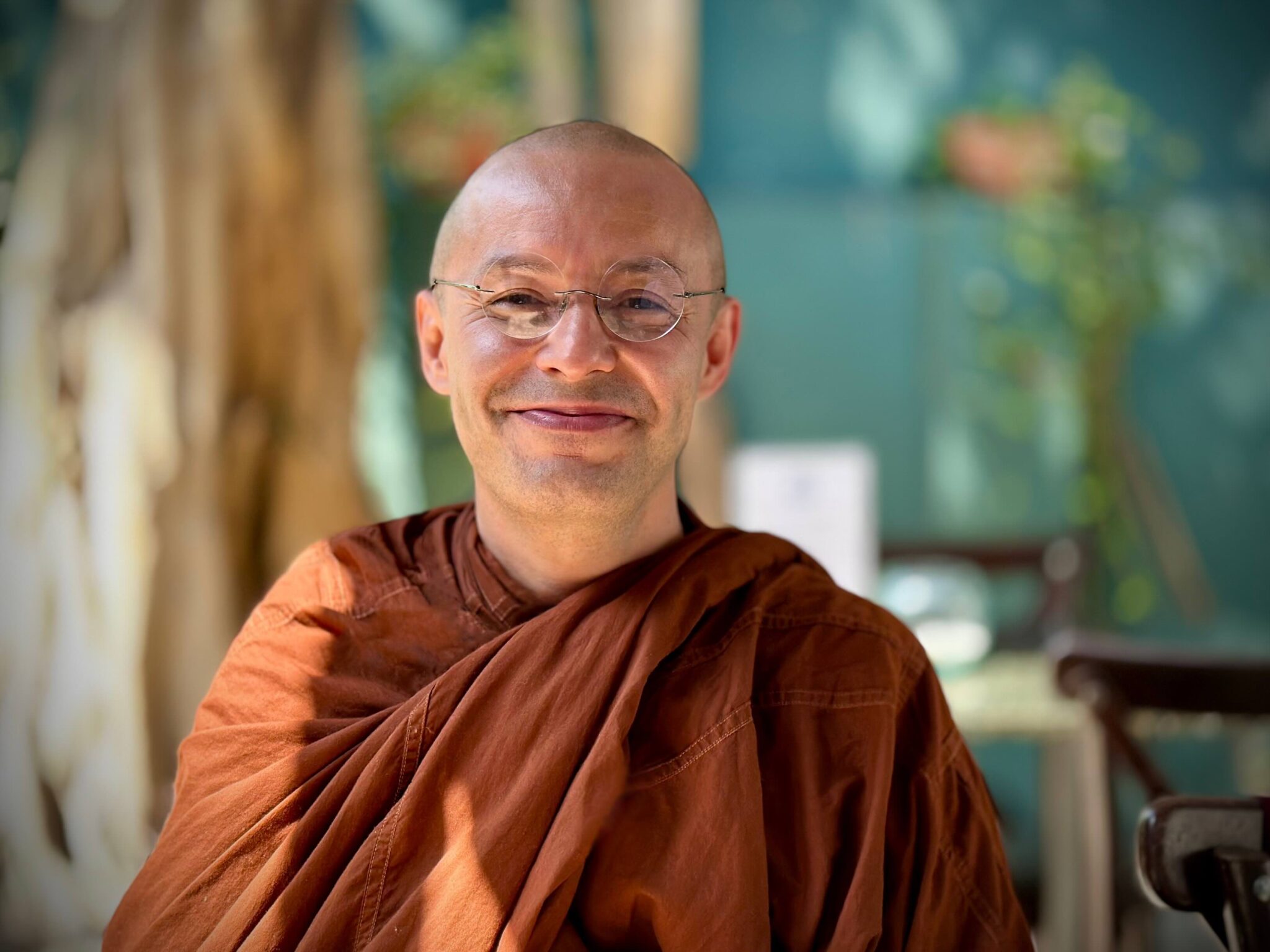 Bhante Rāhula portrait - Founder of Paññābhūmi Buddhist Monastery Mexico, Theravada monk