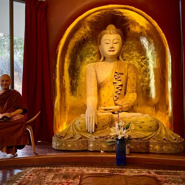 Bhante Rāhula before the Buddha
